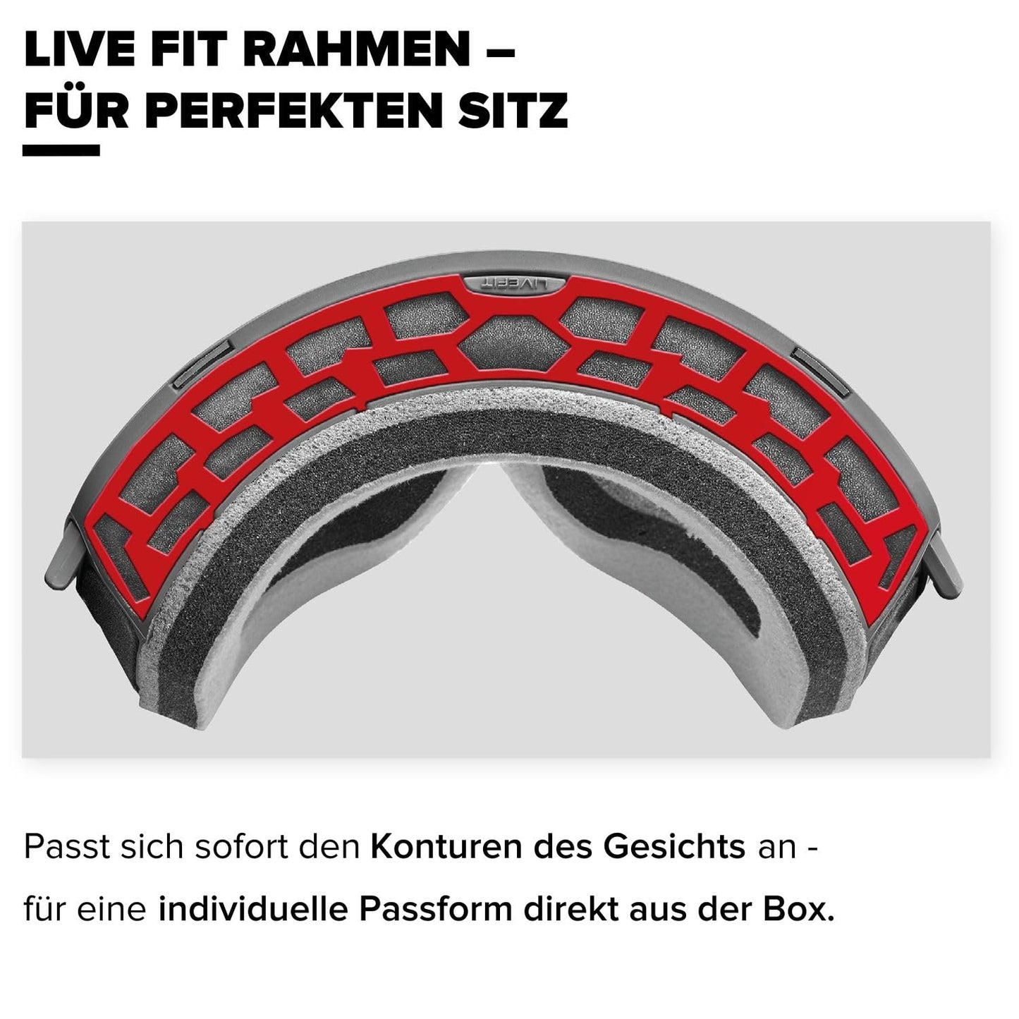 OTG Ski- & Snowboardbrille – Erwachsene, Komfortabler Live Fit, Klare Sicht